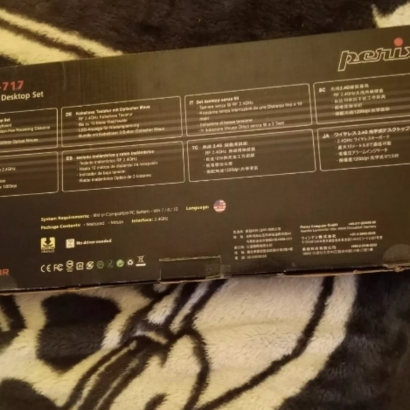 New, never used...Perixx PERIDUO-717 Wireless Standard Keyboard and Mouse Combo - Picture 3 of 8